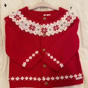 Janie & Jack Christmas Cardigan